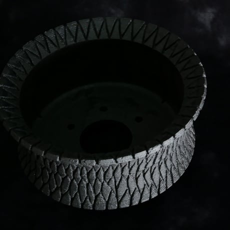 沖誠 作品【 Bark / shallow cylinder / 浅鉢 / 4号 】笠間焼 植木鉢 【No.99】