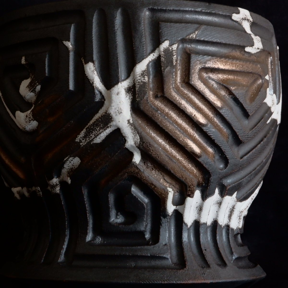 Restock》根本峻吾 作品【 S.N POT type.round「鐵 -堕天- 」5号