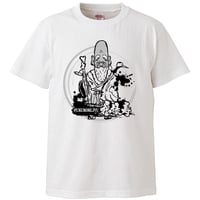 T-shirt white/七福神シリーズ/福禄寿