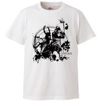 T-shirt white/侍シリーズ/OBW-04