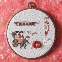2月単品「刺繍で旅する日本」<プリント済み布の発送あり>