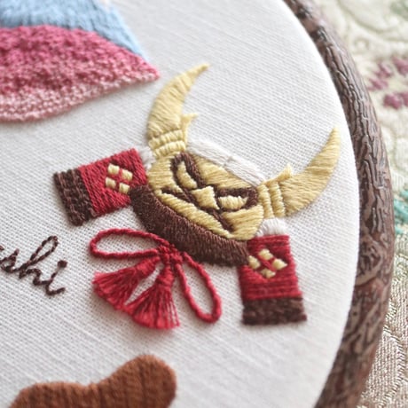 4月単品「刺繍で旅する日本」<プリント済み布の発送あり>