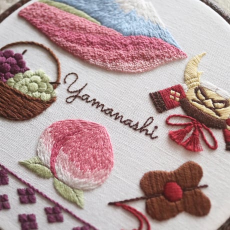 4月単品「刺繍で旅する日本」<プリント済み布の発送あり>