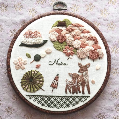3月単品「刺繍で旅する日本」<図案ダウンロードのみ>
