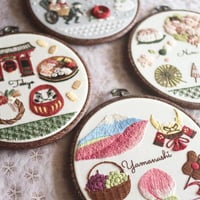 【年間購入】毎月図案「刺繍で旅する日本」12回分<図案ダウンロードのみ>