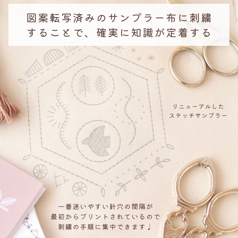 まつこのはじめて刺繍セット | 刺繍キット屋 まつこの刺繍教室