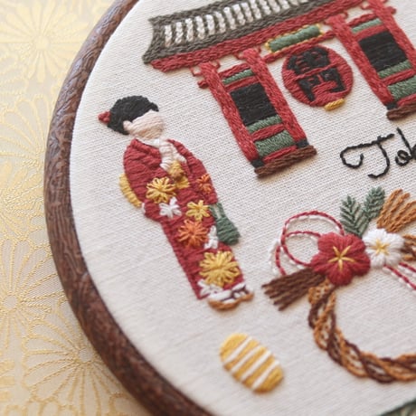 1月単品「刺繍で旅する日本」<図案ダウンロードのみ>