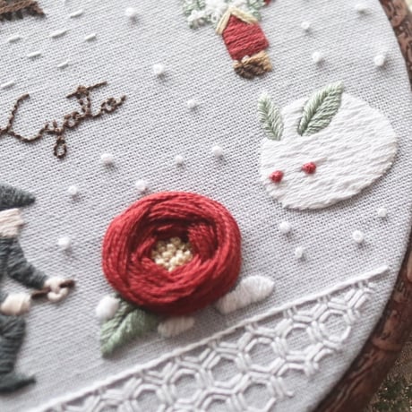 2月単品「刺繍で旅する日本」<プリント済み布の発送あり>