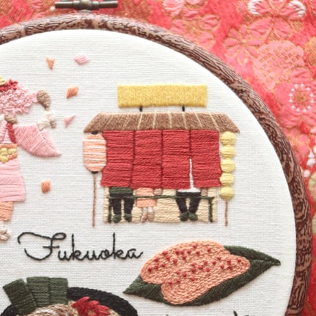 5月単品「刺繍で旅する日本」<プリント済み布の発送あり>