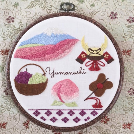 【今からコンプリートセット】刺繍で旅する日本<プリント済み布の発送あり>