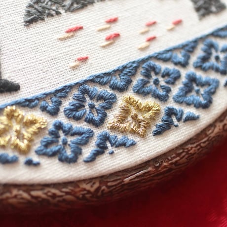 7月単品「刺繍で旅する日本」<プリント済み布の発送あり>