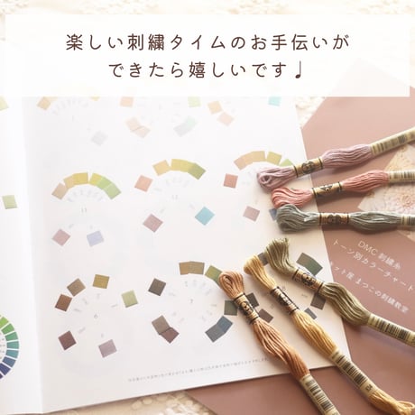 【ダウンロード版】DMC刺繍糸トーン別カラーチャート
