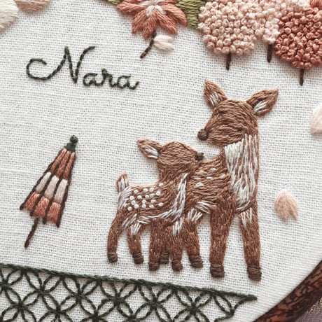 3月単品「刺繍で旅する日本」<プリント済み布の発送あり>