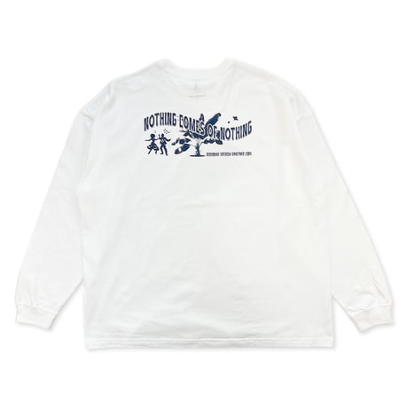 Nothig L/S Tee / WHITE