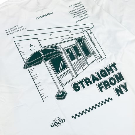 J's vendor collaboration Tee / WHITE