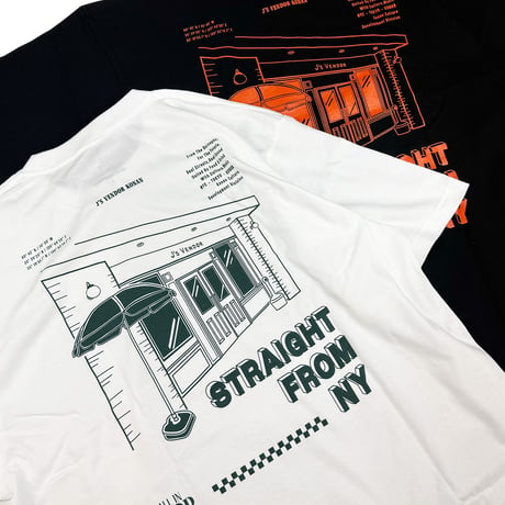 J's vendor collaboration Tee / BLACK