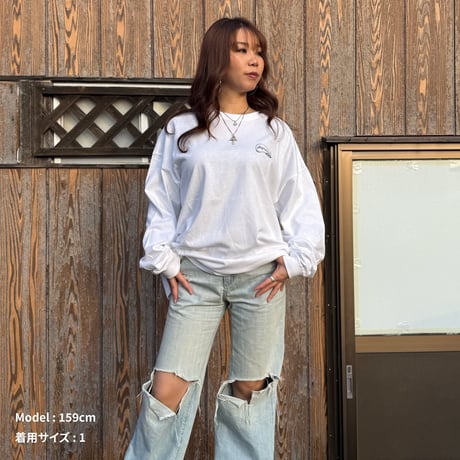 Nothig L/S Tee / WHITE
