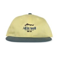 All is well cap / イエロー