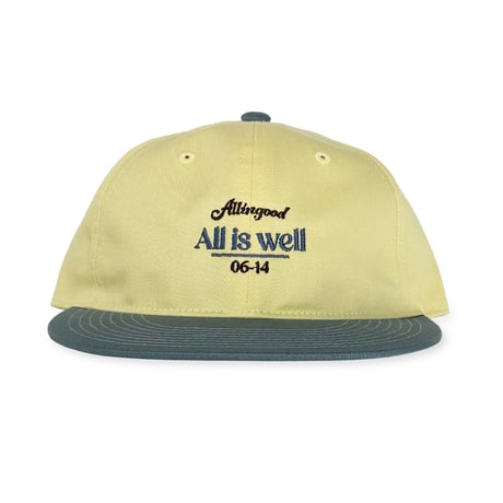 All is well cap / イエロー
