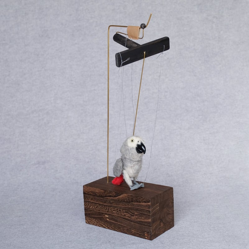 ヨウムのマリオネット | bird deco