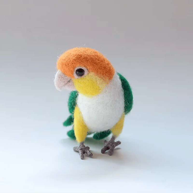 シロハラインコ 羊毛フェルト 小鳥インコオーダー承ります af3552778733dc78b777ec19b613f5