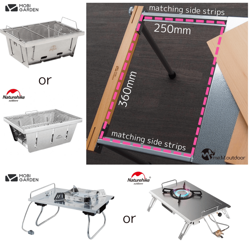 ブナ天板付き/XLサイズ/All-match folding table_IGT - テーブル/チェア