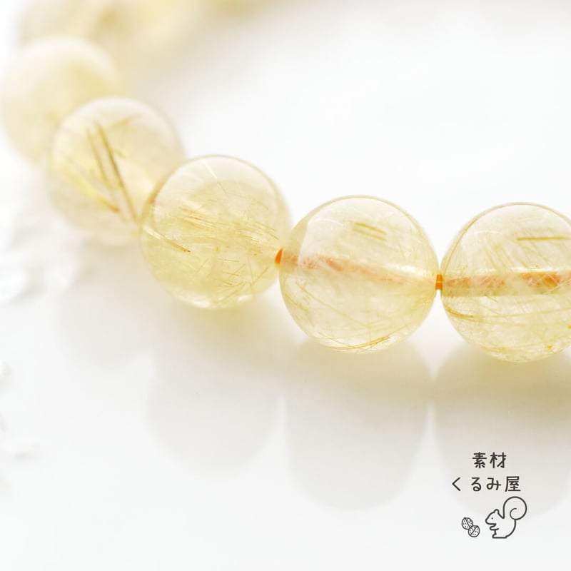 超希少石/最強品質】ゴールドルチルクォーツ＊約5.5mm＊ 天然石