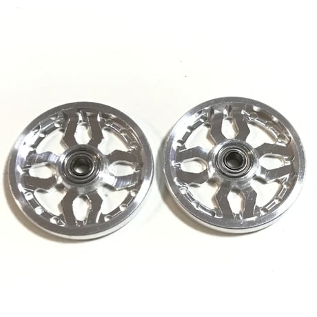 【四方手裏剣】CNC加工 オールアルミベアリングローラー (19mm)
