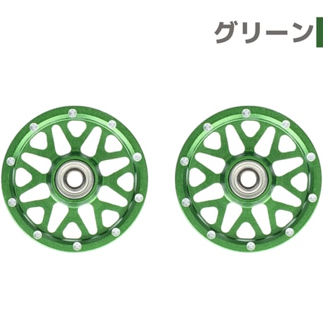 【Yスポーク】CNC加工 オールアルミベアリングローラー (19mm)
