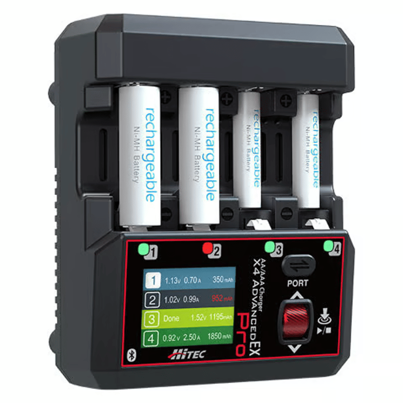 hitec 44360 AA/AAA Charger X4 Advanced EX Pro |