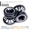 【RING】CNC加工 ゴムリング付 2段アルミローラーセット(13-12mm) #アルマイト #CNC加工