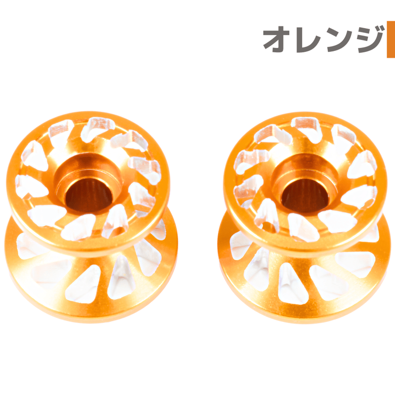 スパイラル】CNC加工 2段アルミローラーセット(13-12mm) #アルマイト