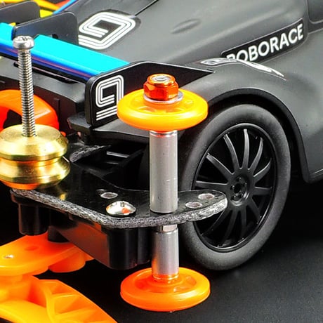 95556 2mmアルミロックナット （オレンジ5個）#mini4wd #ミニ四駆