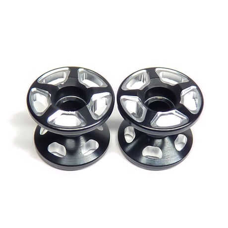CNC加工 2段アルミローラーセット(13-12mm) #アルマイト #CNC加工