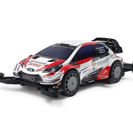 ミニ四駆 中径ローハイトホイール ディッシュ (穴あり) シルバー  #mini4wd #ミニ四駆 #ヤリスWRC