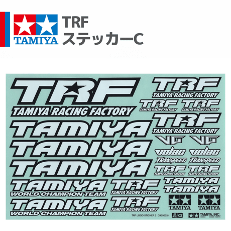 42164 タミヤ TRFステッカーC