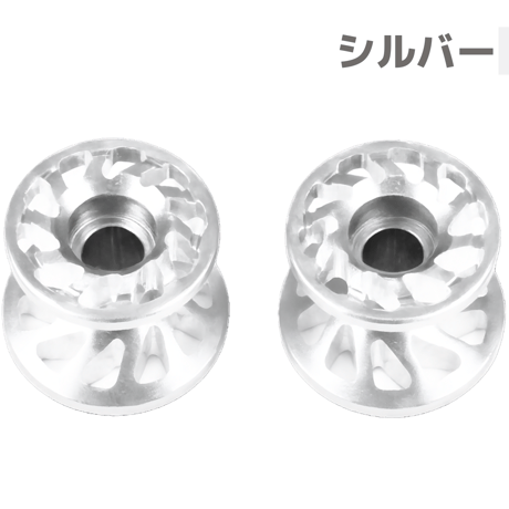 【スパイラル】CNC加工 2段アルミローラーセット(13-12mm) #アルマイト #mindev