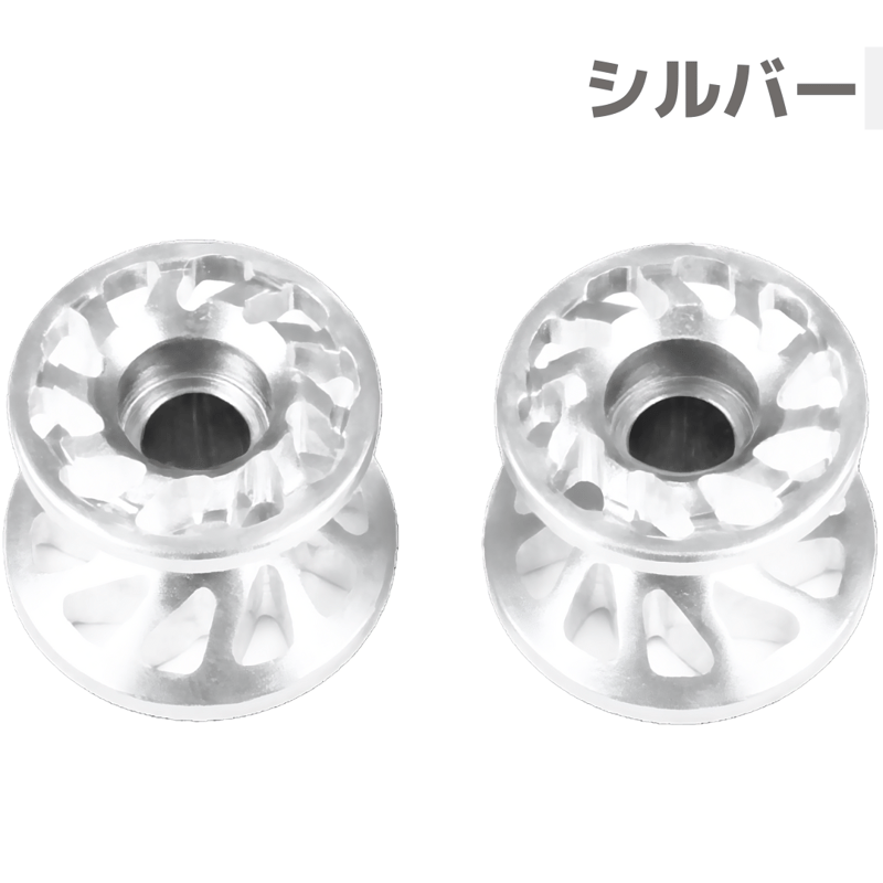 スパイラル】CNC加工 2段アルミローラーセット(13-12mm) #アルマイト