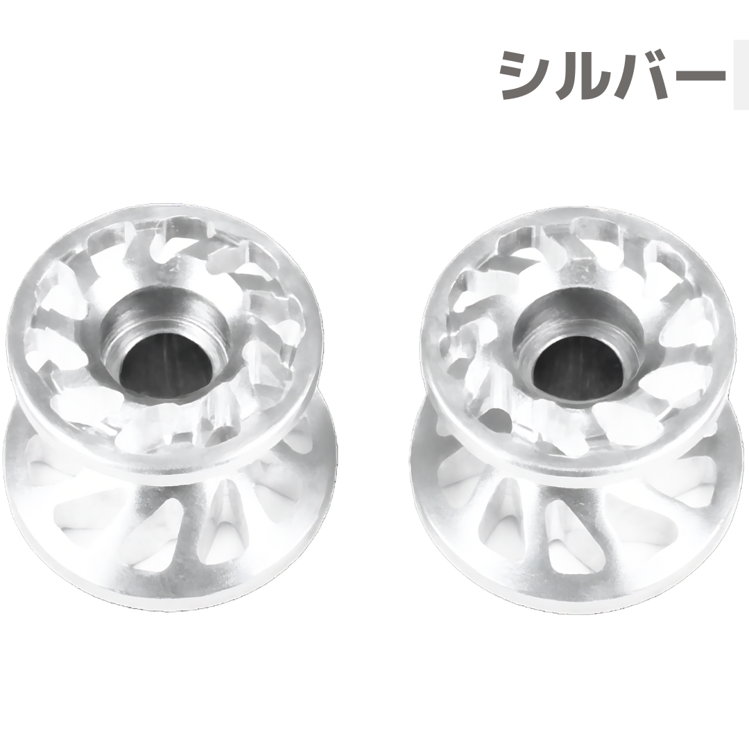 スパイラル】CNC加工 2段アルミローラーセット(13-12mm) #アルマイト