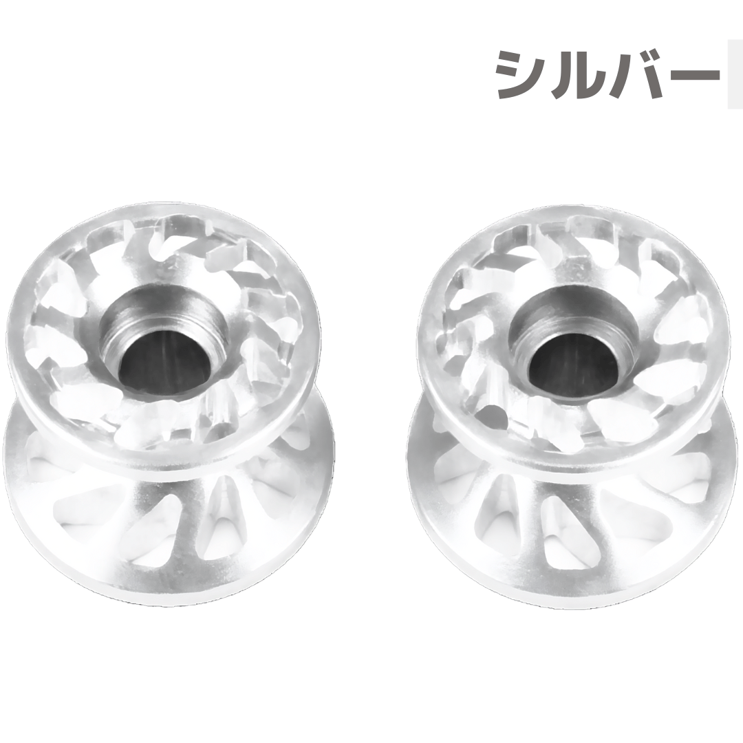 スパイラル】CNC加工 2段アルミローラーセット(13-12mm) #アルマイト