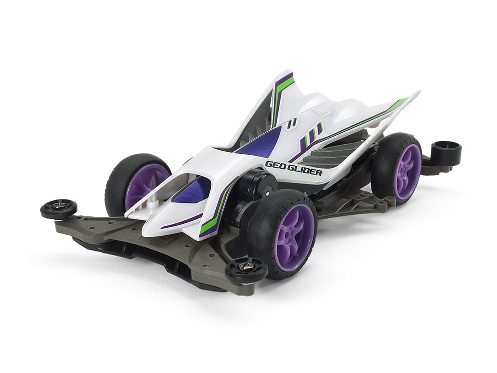 ミニ四駆 大径ホイール Vスポーク パープル #mini4wd #ミニ四駆 #ジオ