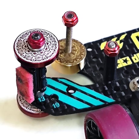 【曼荼羅柄】オールアルミベアリングローラー (13mm)