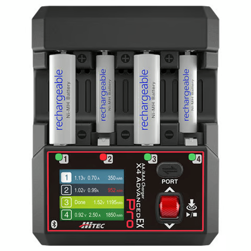 hitec 44360 AA/AAA Charger X4 Advanced EX Pro |