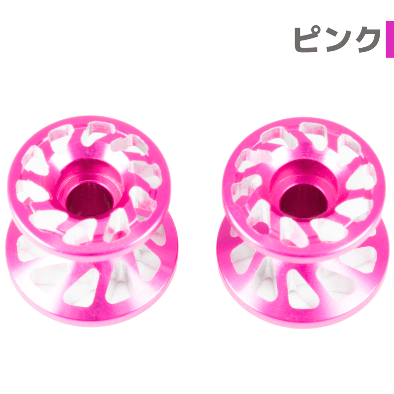 スパイラル】CNC加工 2段アルミローラーセット(13-12mm) #アルマイト