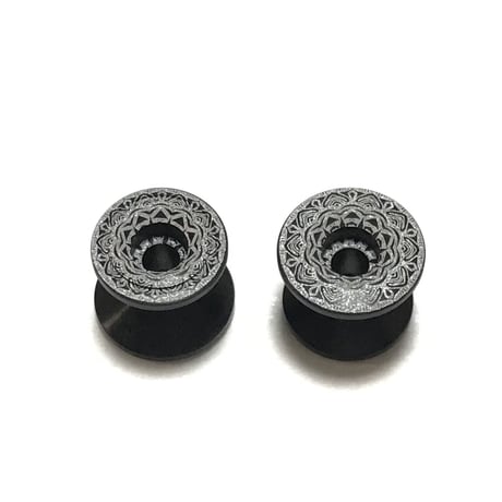 【曼荼羅柄】 2段アルミローラーセット (13-12mm)