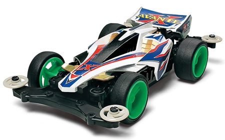 ミニ四駆 大径ホイール 3本スポーク 蛍光グリーン #mini4wd #ミニ四駆