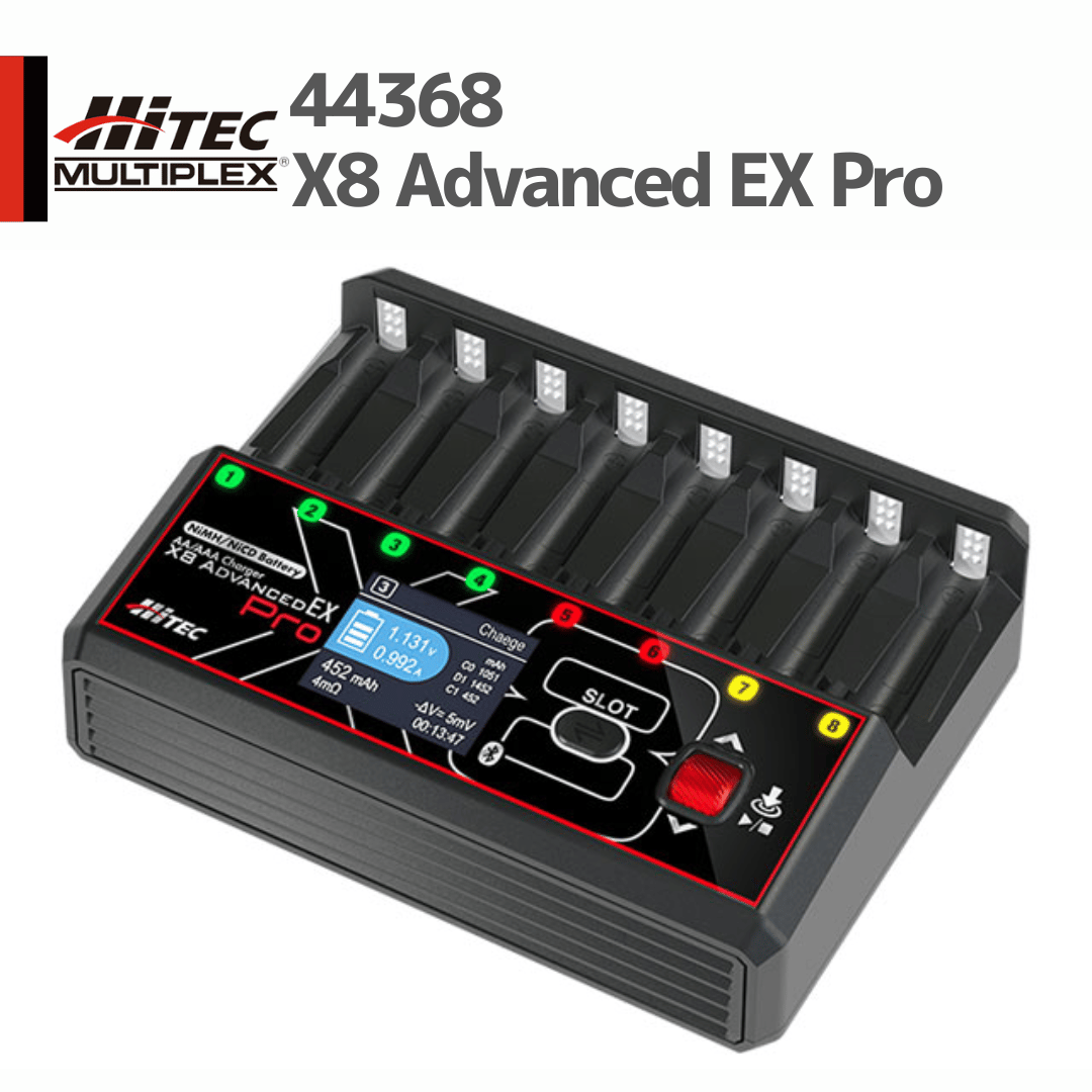 hitec 44368 AA/AAA Charger X8 Advanced EX Pro |