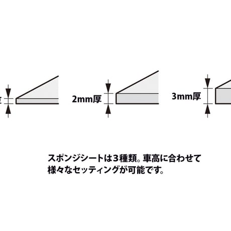 15512 タミヤ ミニ四駆 ブレーキスポンジセット（マイルド 1/2/3mm ブルー）
