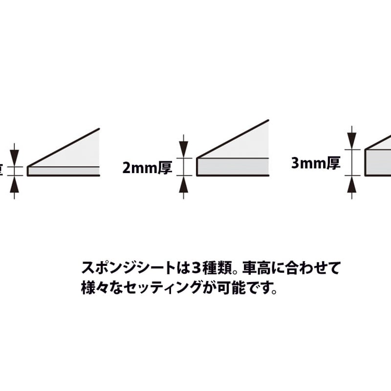 15512 タミヤ ミニ四駆 ブレーキスポンジセット（マイルド 1/2/3mm