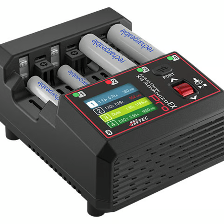 hitec 44360 AA/AAA Charger X4 Advanced EX Pro